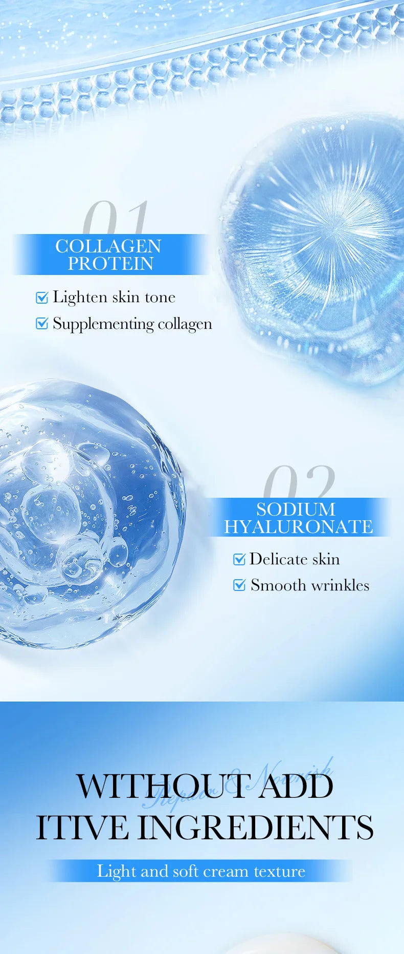 SADOER Vitamin C Collagen Face Cream Firming Moisturizing Brightening Hydrating Facial Cream Day Creams Beauty Face Skin Care