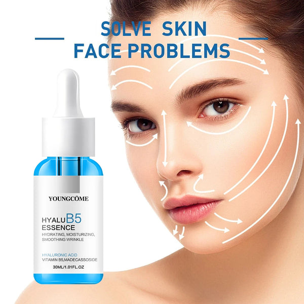 YOUNGCOME HYALU B5 Serum Anti -Wrinkle Collagen Instant Face Tightening Fade Fine Lines Hydrating for Plumping