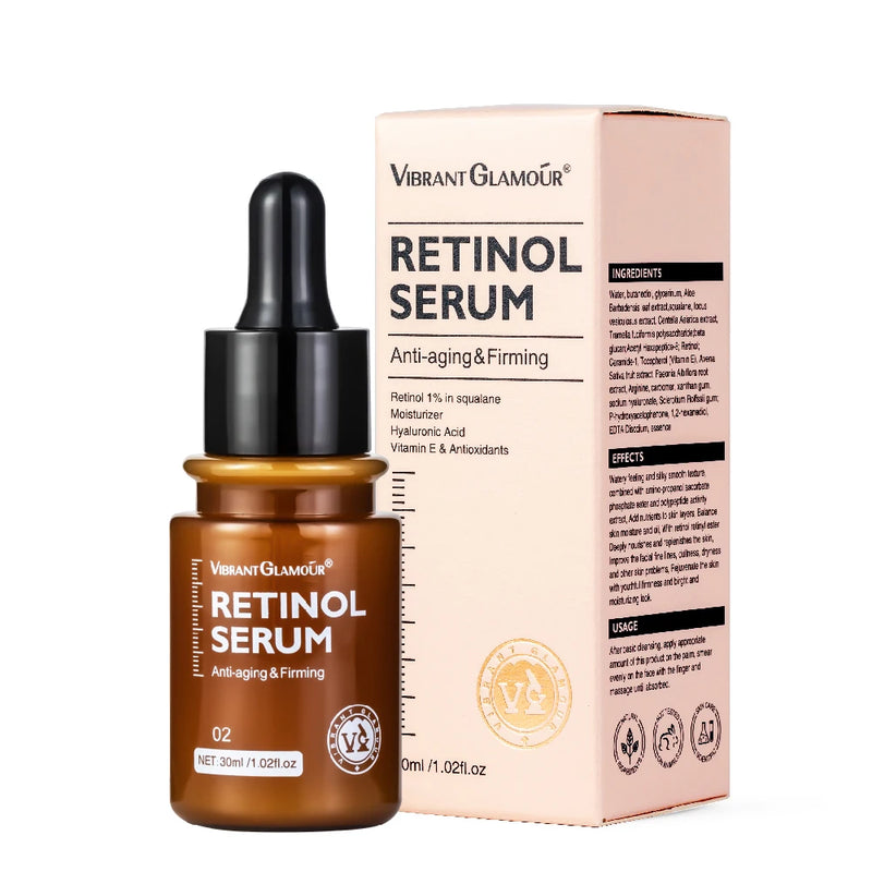 Retinol Facial Cream+Face Serum+Eye Serum Set Anti-Aging Wrinkle Remover Firming Moisturizing Whitening Skin Face Care Kits