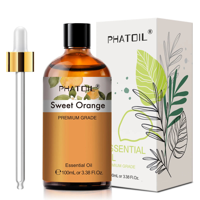PHATOIL 100ML Eucalyptus Rose Essential Oils Lavender Indian Sandalwood Bergamot Cinnamon Lemongrass Essential Oils For Skin