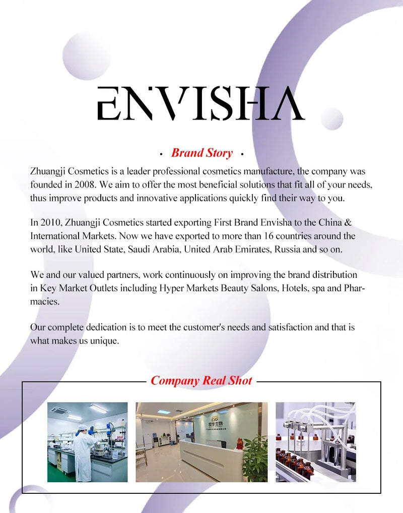 ENVISHA 4 In 1 Face Skin Care Serum Hyaluronic Acid Niacinamide Vitamin Anti-Aging Anti-wrinkle Deep Moisturizing Firming