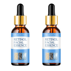 Retinol Facial Essence Pure Hyaluronic Acid Repair Tighten Lifting Anti Wrinkle Aging Face Nourishing Reduce Eye Finelines New