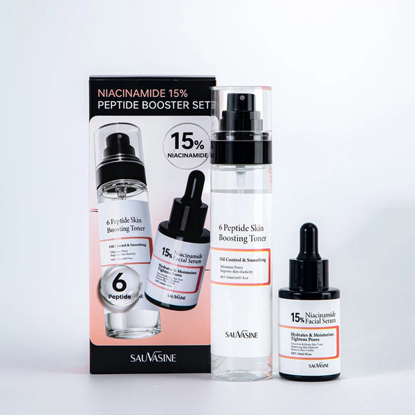 150ml Niacinamide 15% Peptide Booster Set 120ml 6peptide Skin Toner30ml 15% Facial Serum Korean Whiten Moisturizing Facial Care